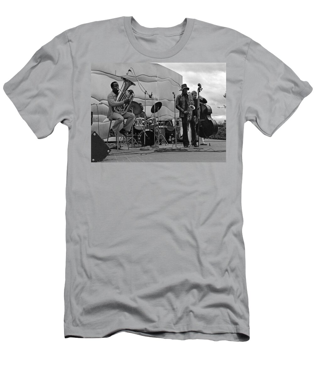 Jazz T-Shirt featuring the photograph Sam Rivers 2 by Lee Santa