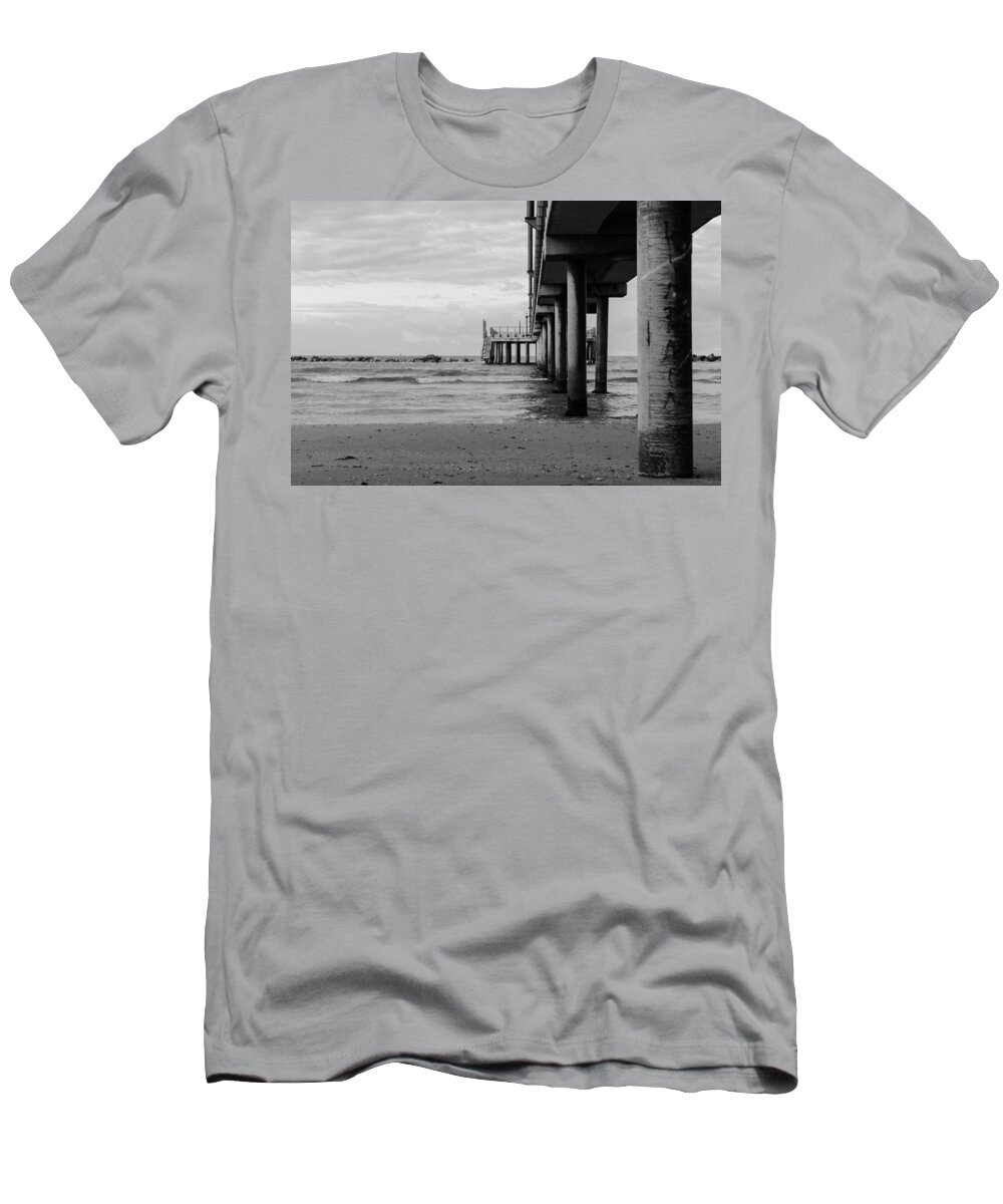 Blackwater Park T-Shirt featuring the photograph Blackwater Park - Seascape by AM FineArtPrints