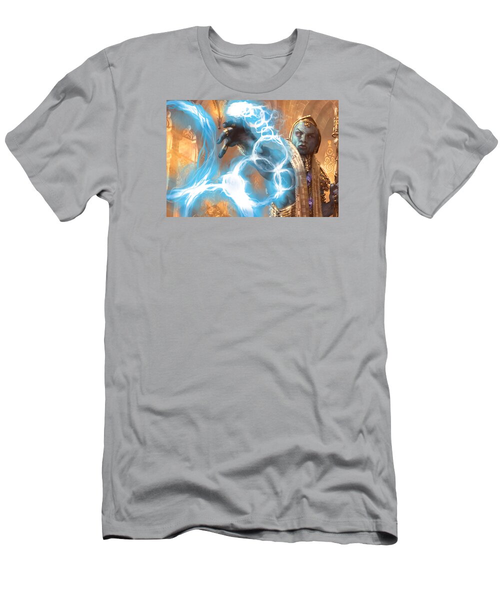 Magic T-Shirt featuring the digital art Serve by Ryan Barger