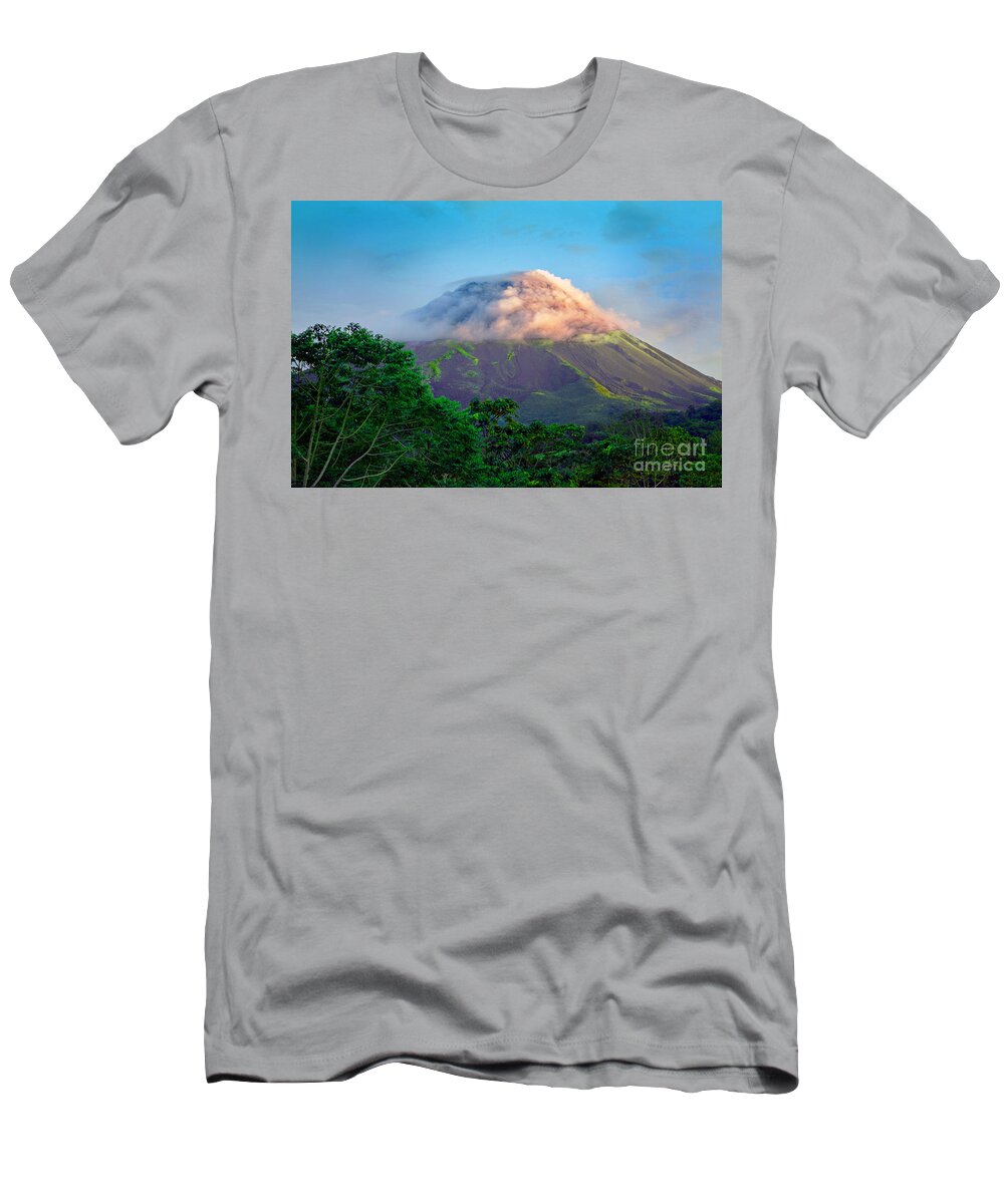 Arenal T-Shirt featuring the photograph Sleeping Giant by Gary Keesler