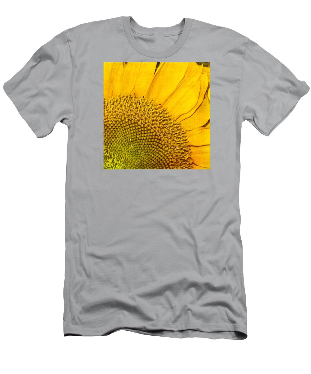Sunflower T-Shirt featuring the photograph Slice of Sunshine by Cathy Kovarik