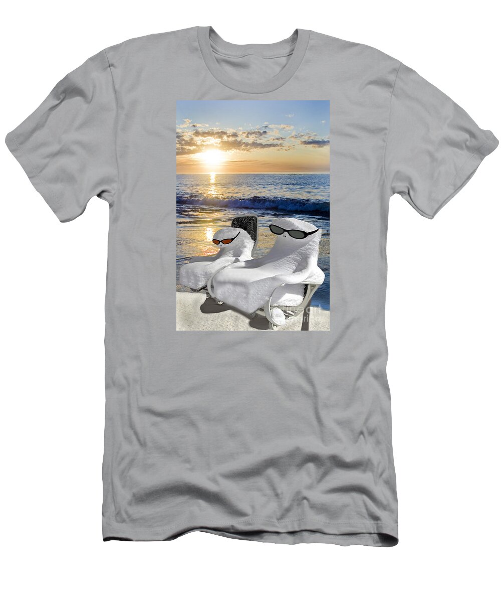 Florida T-Shirt featuring the photograph Snow Bird Vacation by Gary Keesler