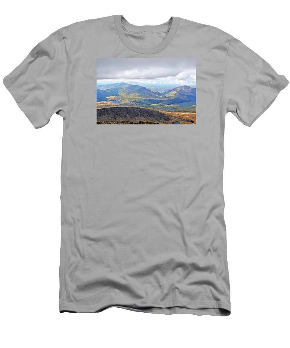 Travel T-Shirt featuring the photograph Snowdonian Thunderstorm by Elvis Vaughn