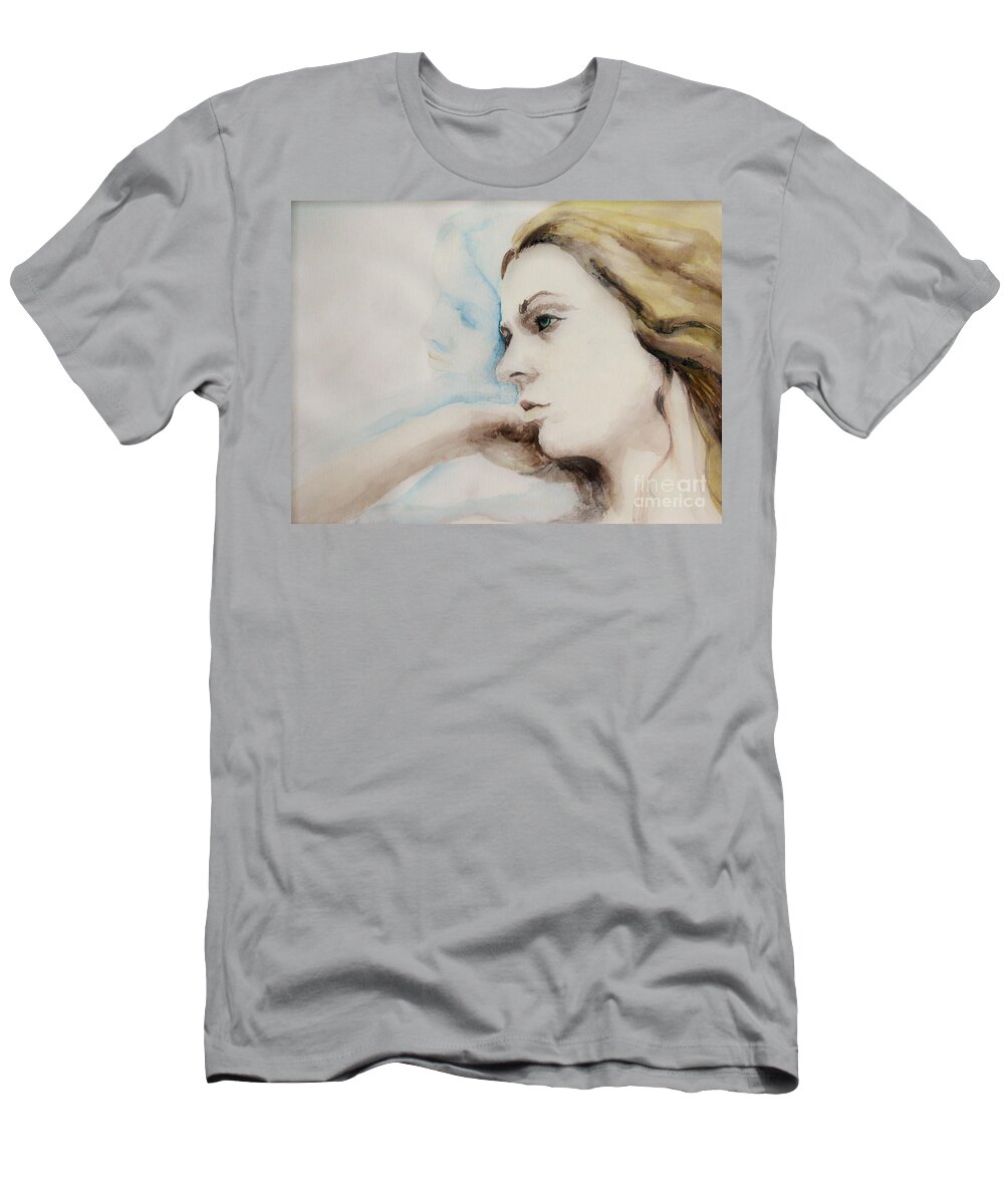 Painting T-Shirt featuring the painting Something More by Rory Siegel