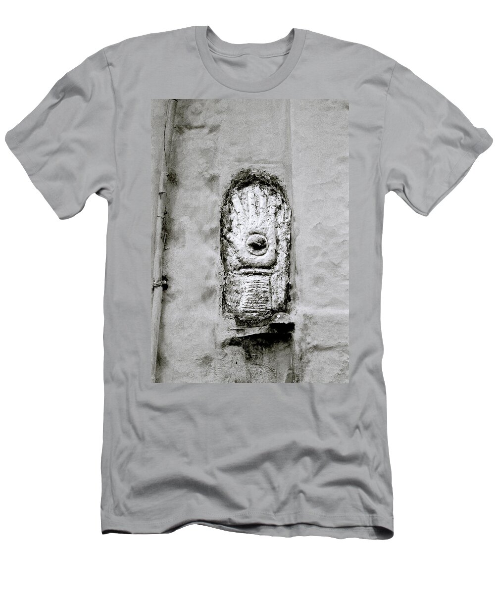 Spirituality T-Shirt featuring the photograph The Spiritual Hand Of India by Shaun Higson