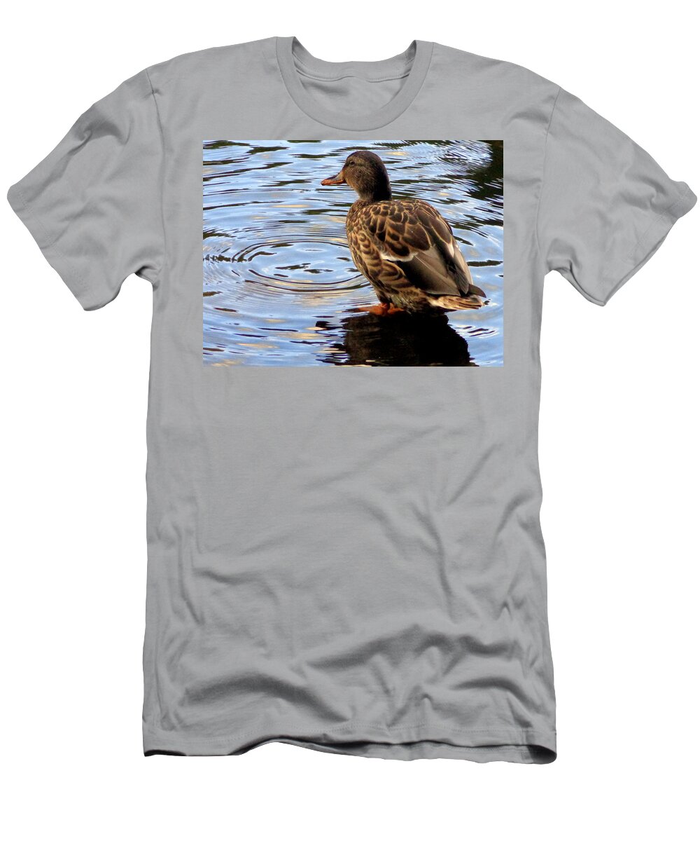 Skompski T-Shirt featuring the photograph Splish Splash by Joseph Skompski