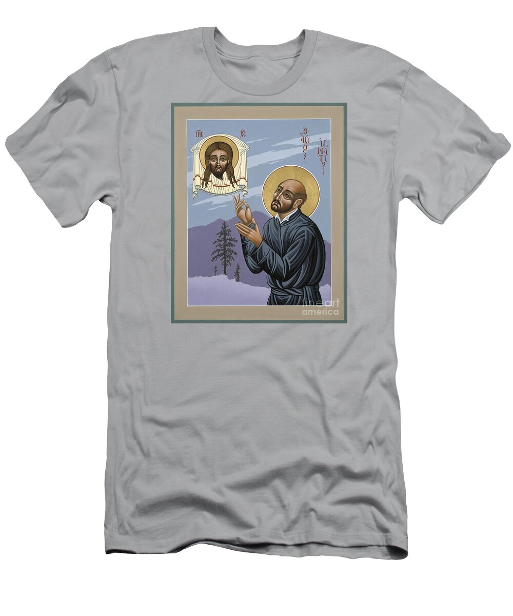 St. Ignatius T-Shirt featuring the painting St. Ignatius Amidst Alaska 141 by William Hart McNichols