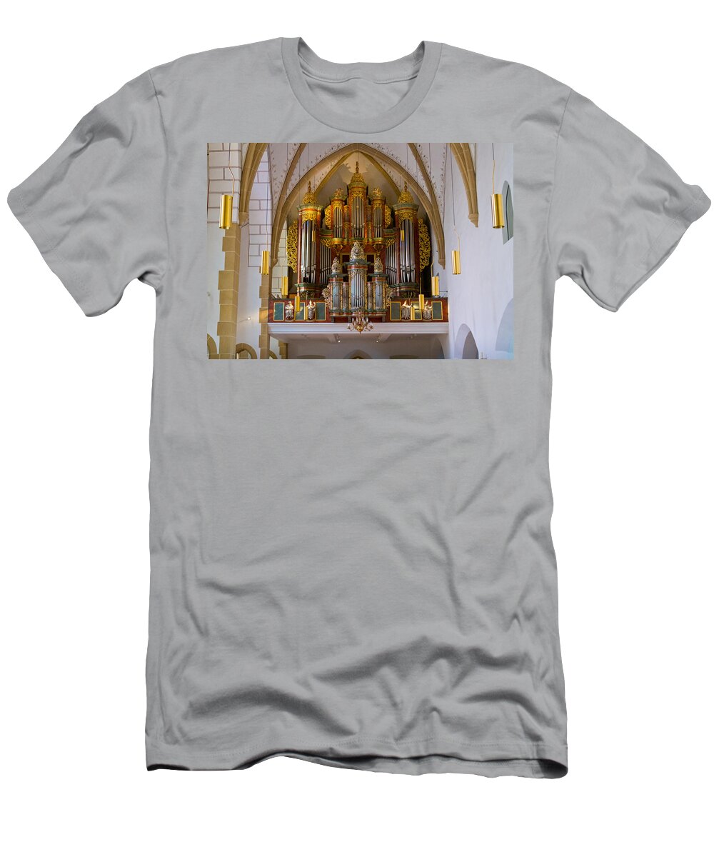 Organ T-Shirt featuring the photograph St Jodokus by Jenny Setchell
