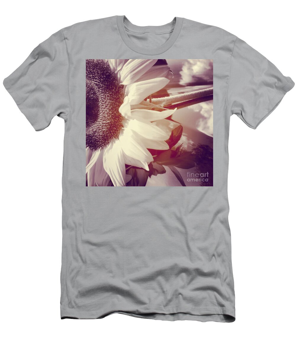 Sunflower T-Shirt featuring the photograph Sunflower Digital Art by Charlie Cliques