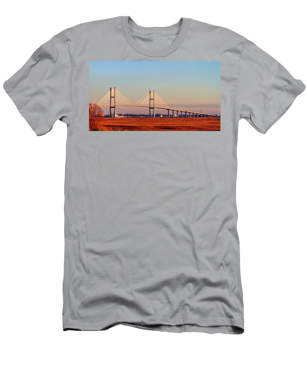 Sunrise T-Shirt featuring the photograph Sunrise on Sydney by Farol Tomson