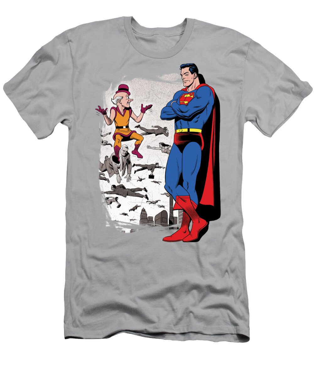  T-Shirt featuring the digital art Superman - Disbelief by Brand A