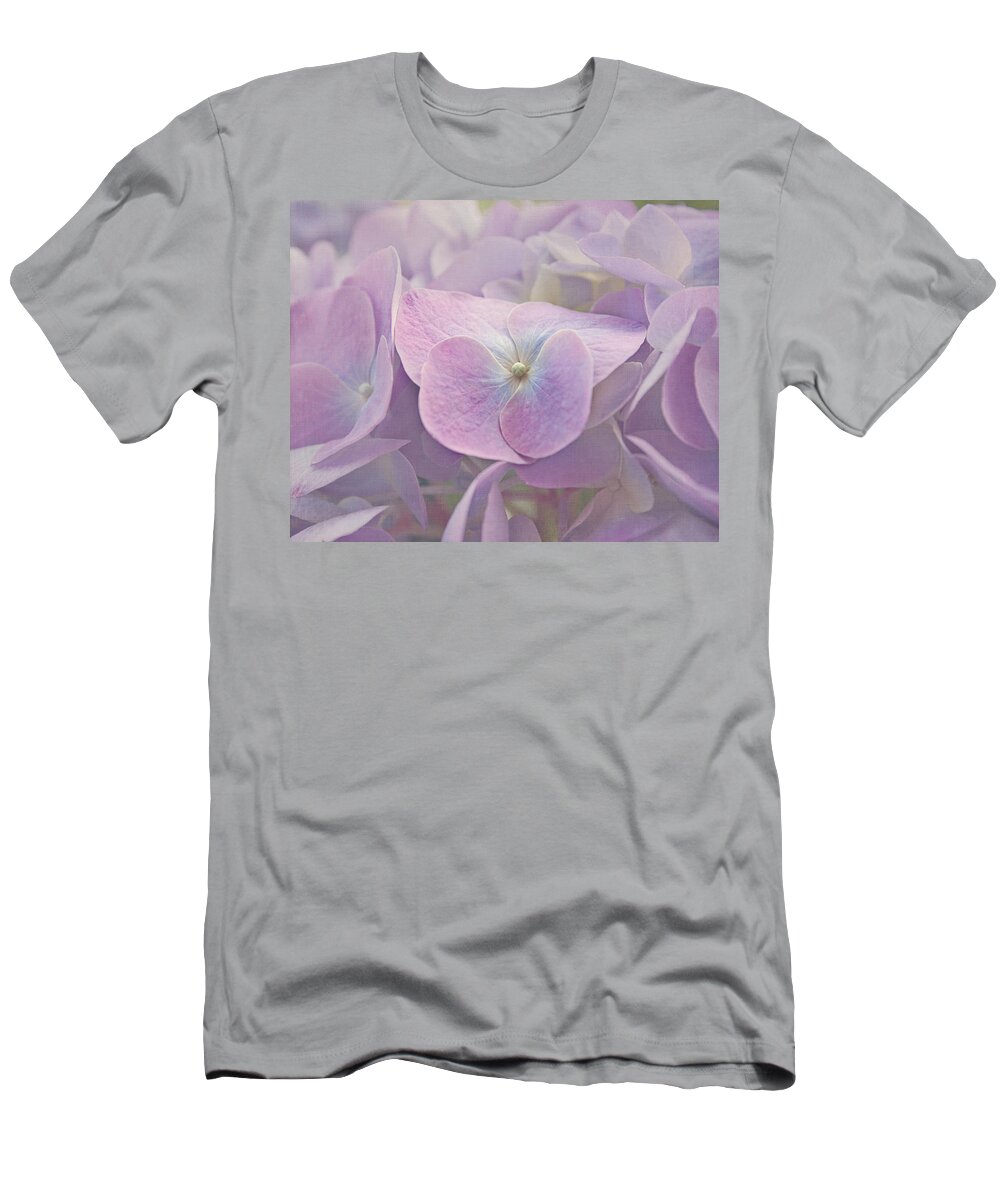 Hydrangea T-Shirt featuring the photograph Symphony in Purple by Kim Hojnacki
