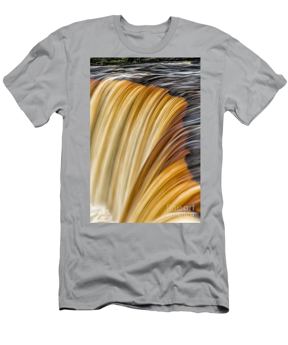 Michigan T-Shirt featuring the photograph Tahquamenon Falls by Timothy Hacker