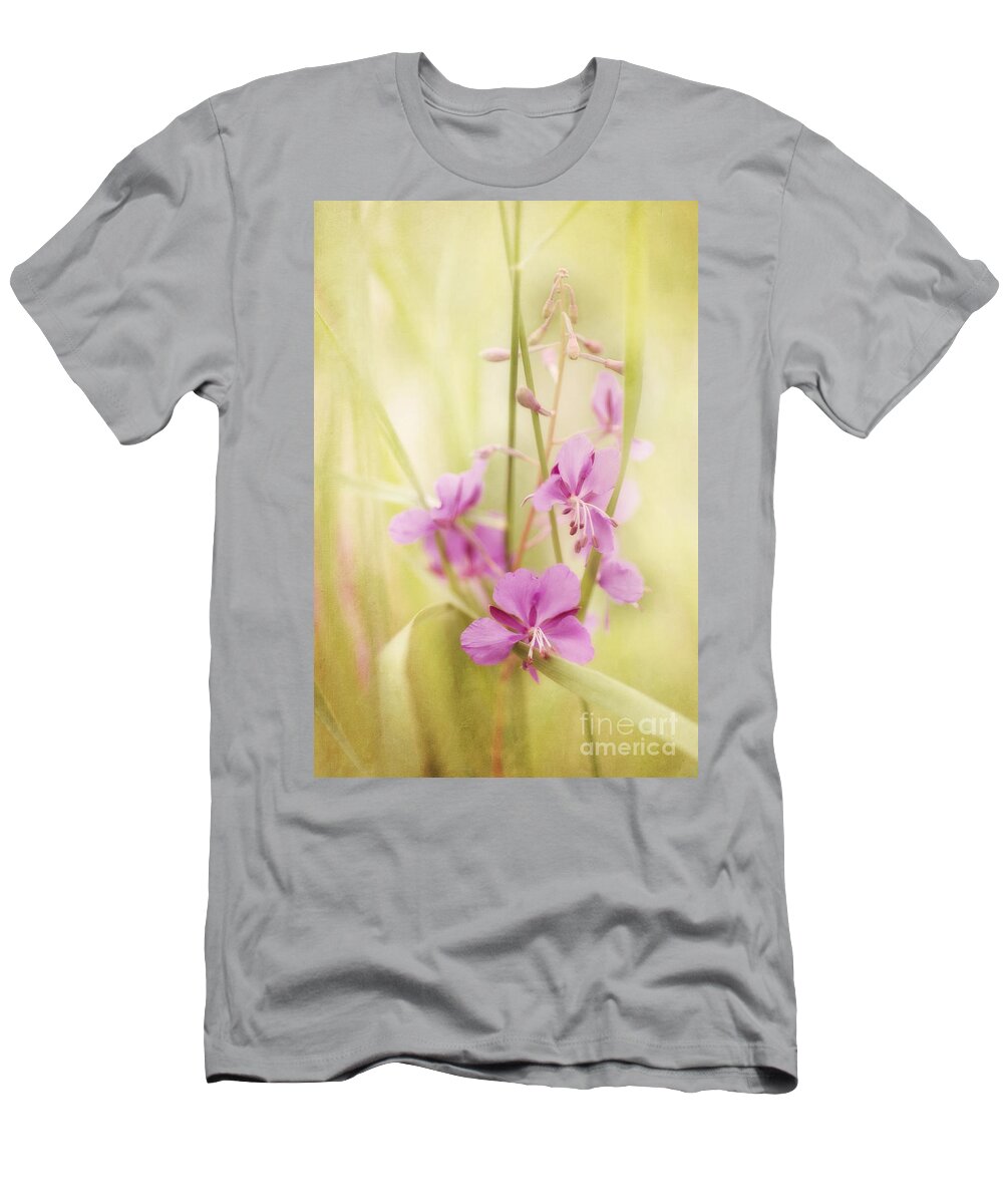Fireweed T-Shirt featuring the photograph Tendresse by Priska Wettstein