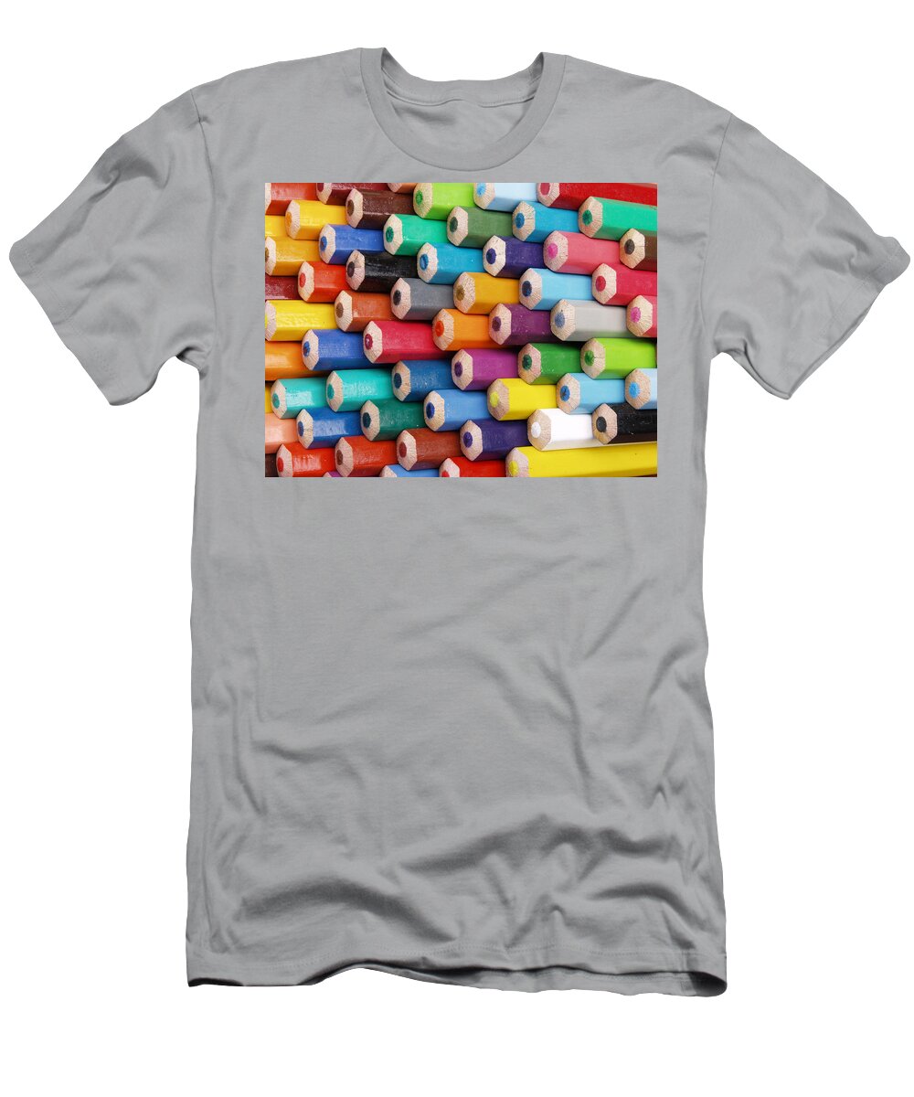 Pencil T-Shirt featuring the digital art The blunt end by Ron Harpham