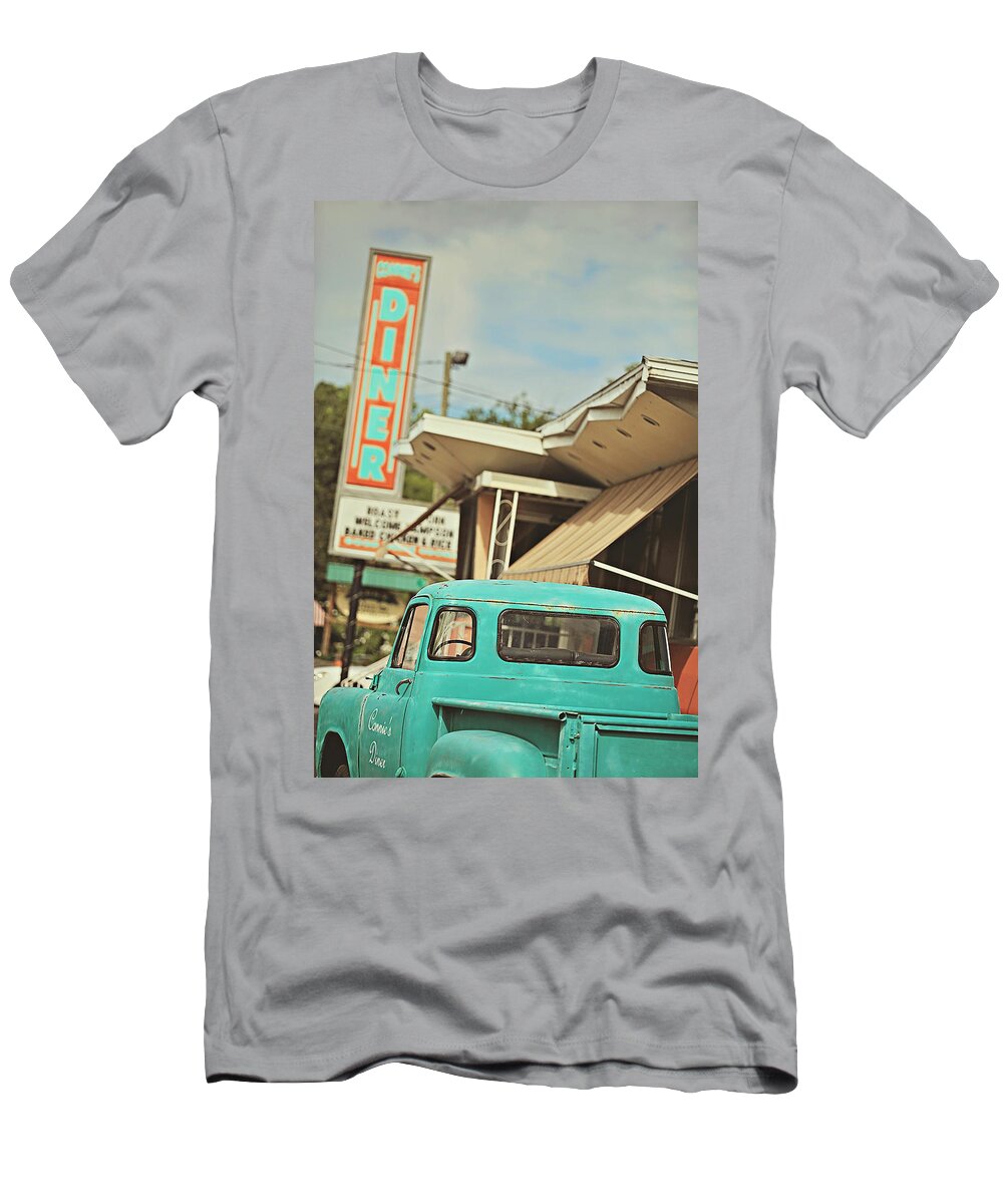 Orange T-Shirt featuring the photograph The Diner by Carrie Ann Grippo-Pike