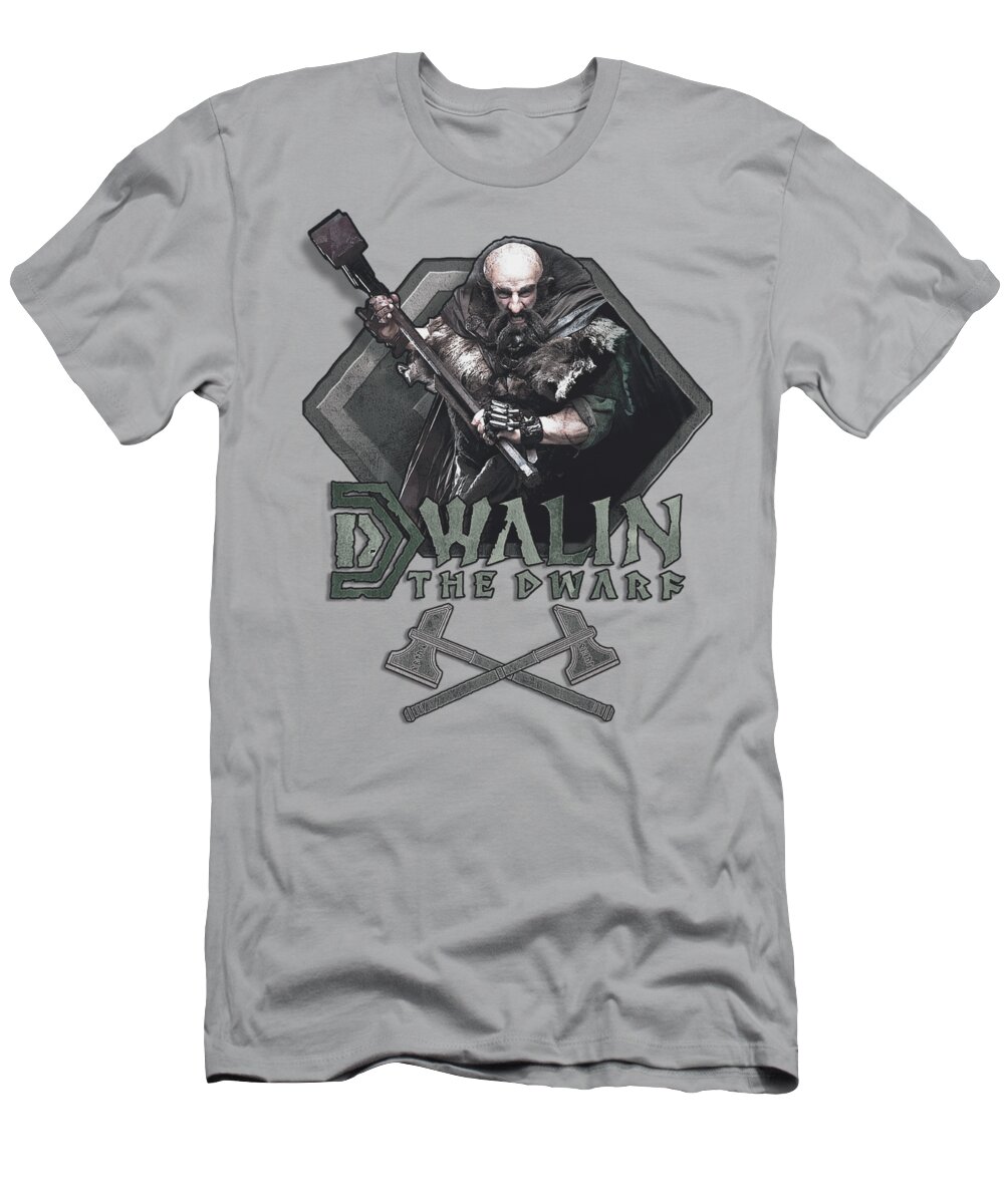 The Hobbit T-Shirt featuring the digital art The Hobbit - Dwalin by Brand A