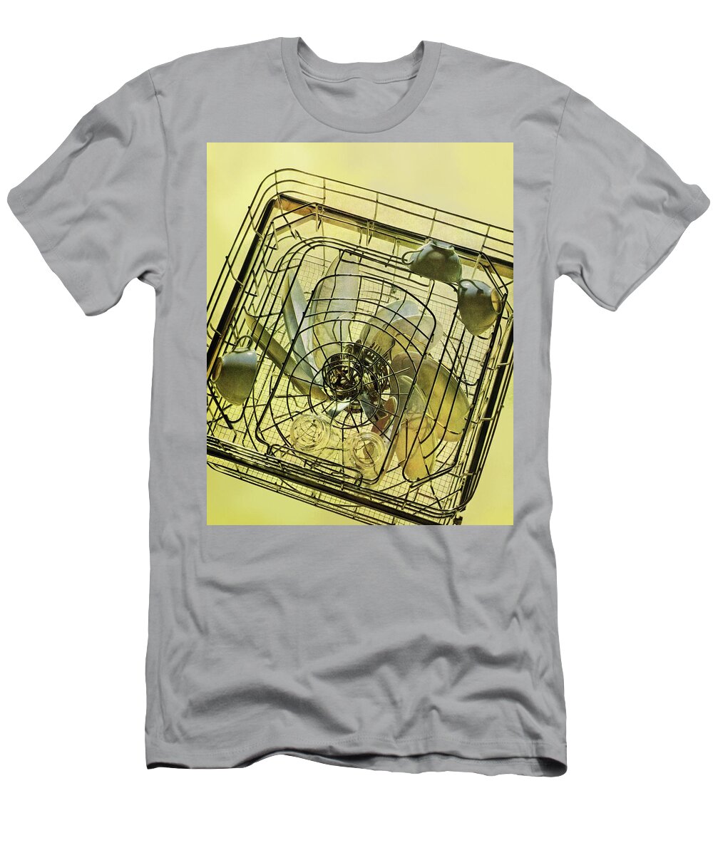 Indoors T-Shirt featuring the photograph The Inside Of A Hotpoint Dishwasher by Herbert Matter