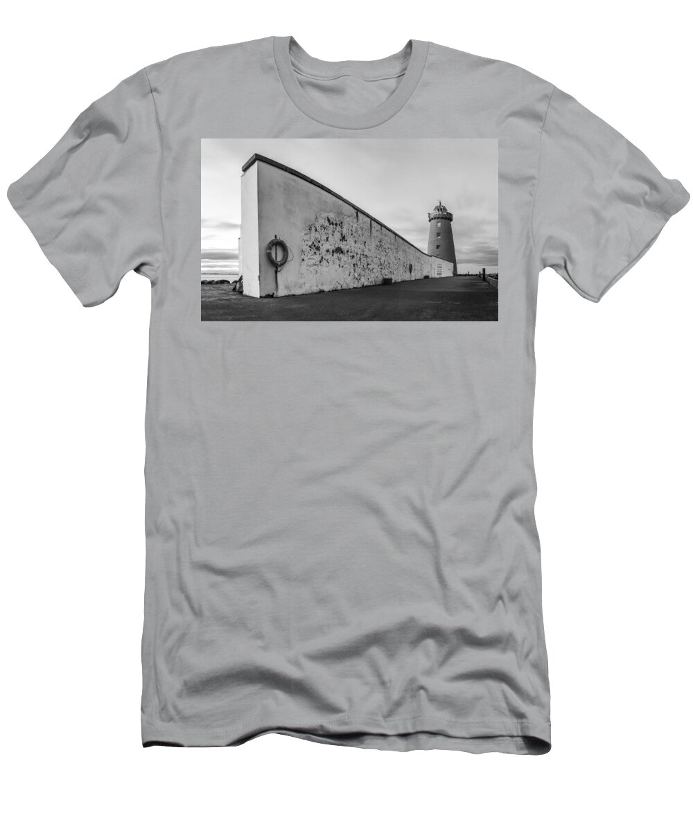 Abstract T-Shirt featuring the photograph The Lighthouse Wall by Semmick Photo