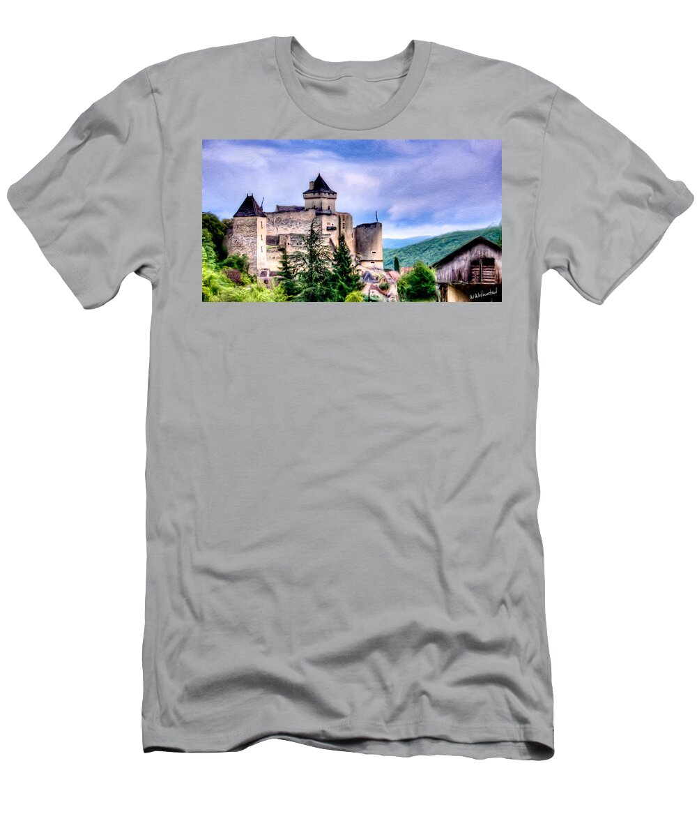 Cathar T-Shirt featuring the photograph The old Cathar Stronghold by Weston Westmoreland