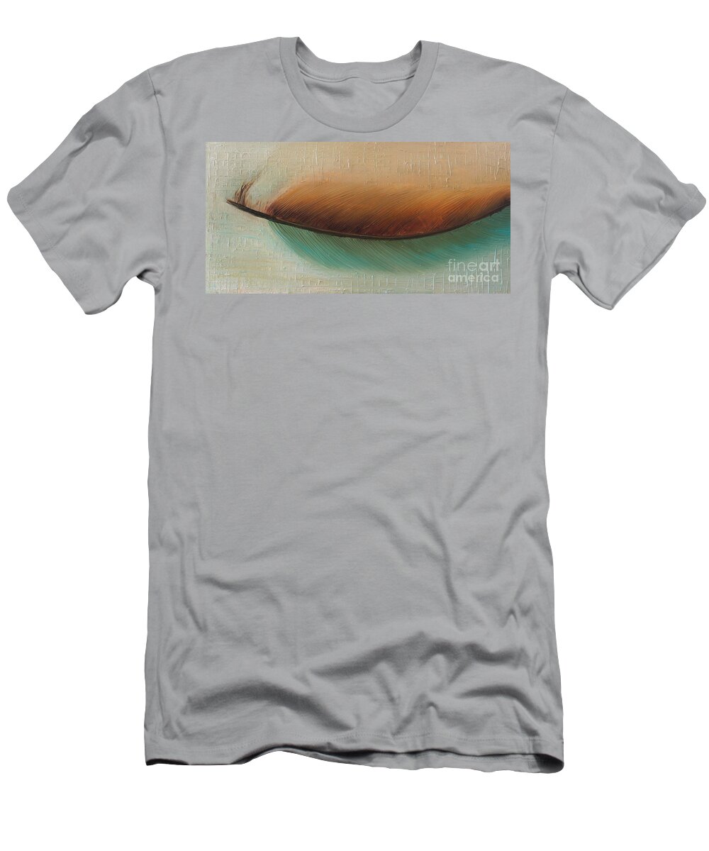 Contemporary Paintings T-Shirt featuring the painting The One by Preethi Mathialagan