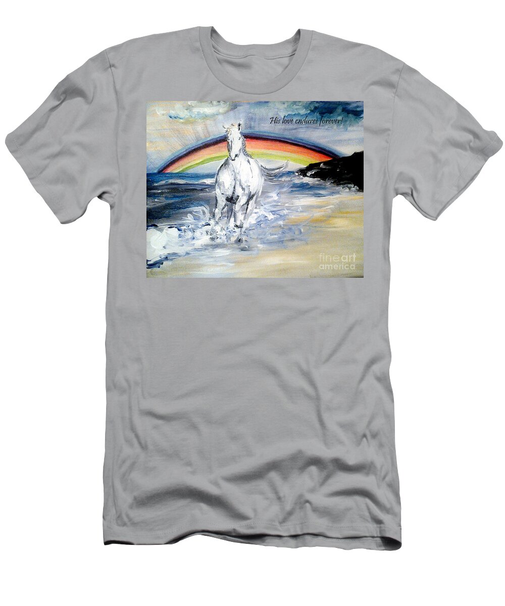 Promise T-Shirt featuring the painting The promise by Amanda Dinan