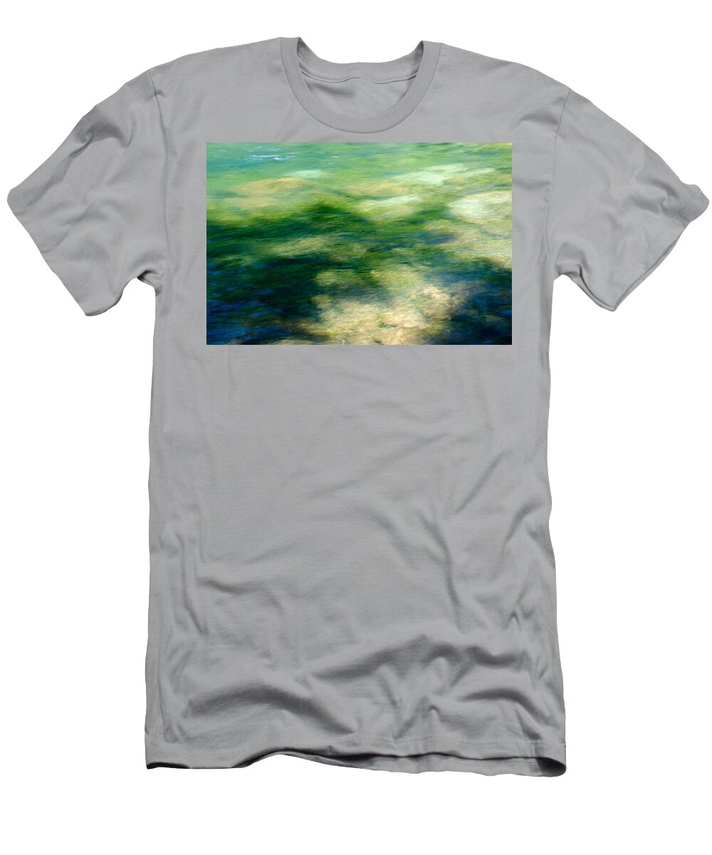 Water Painting T-Shirt featuring the photograph The River of Color by Kathy Paynter