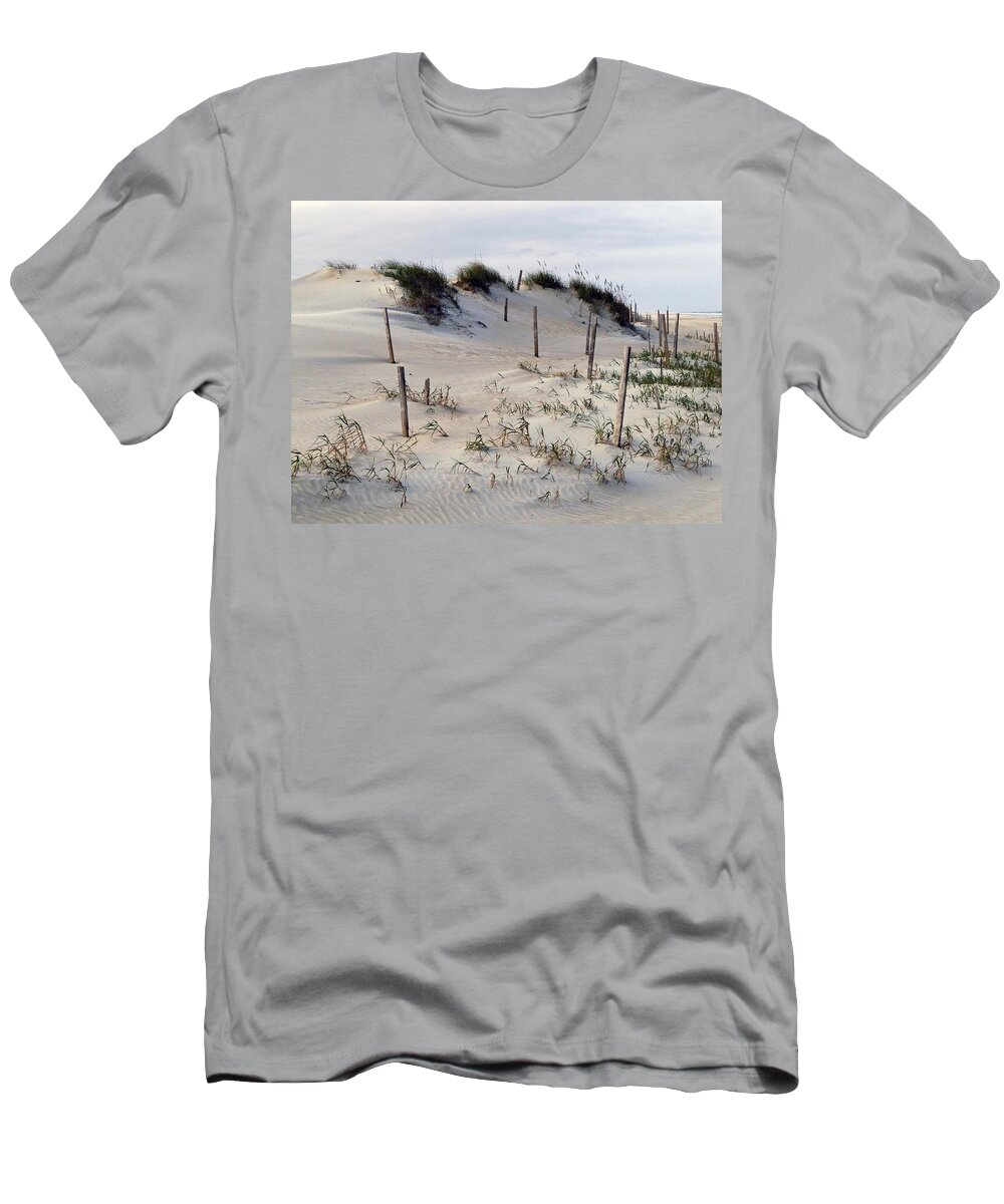 North Carolina T-Shirt featuring the photograph The Sands of OBX by Greg Reed