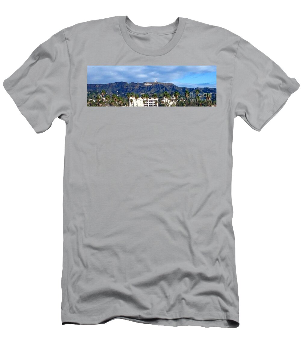 Hollywood T-Shirt featuring the photograph The Sign by Denise Railey