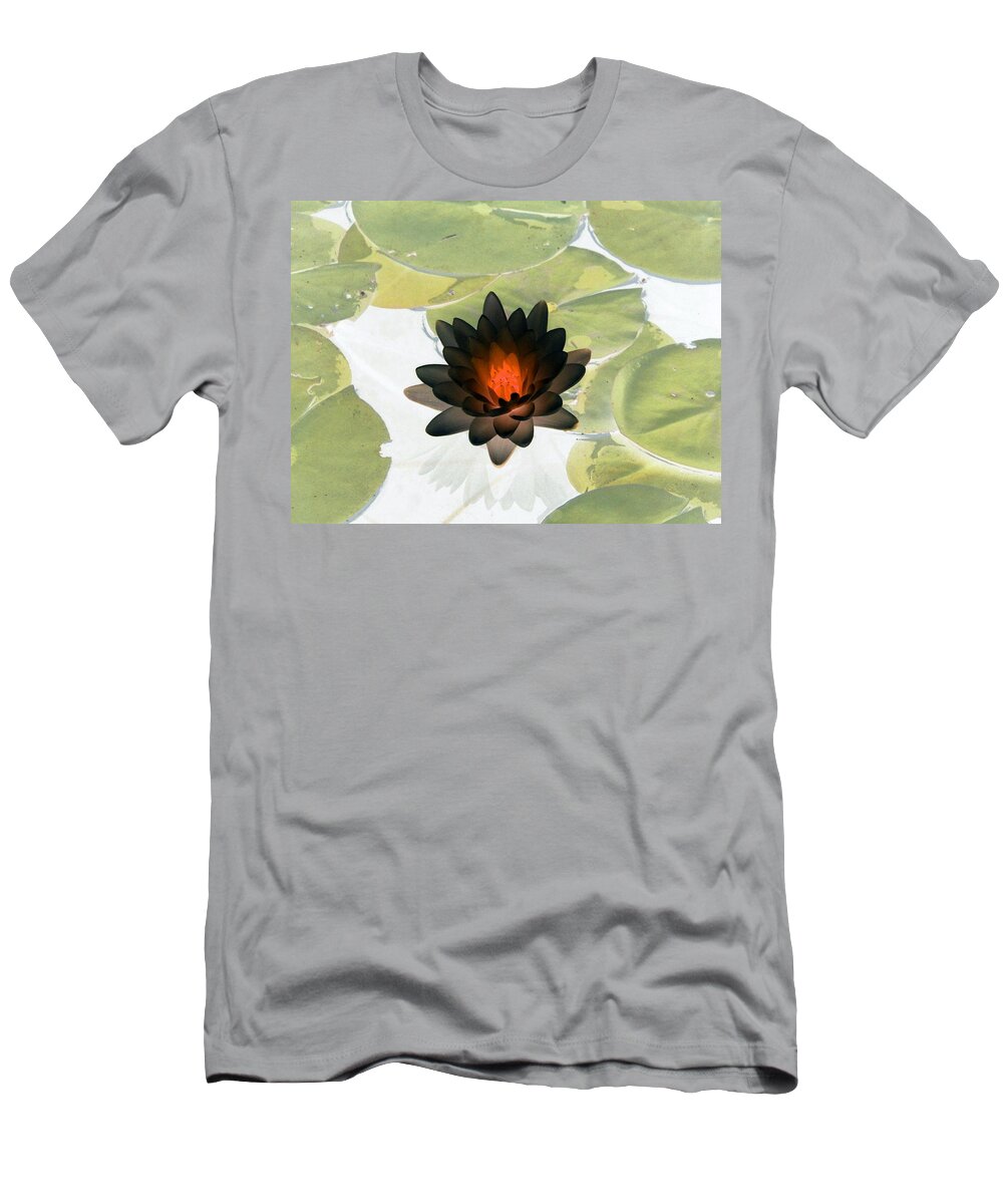 Water Lilies T-Shirt featuring the photograph The Water Lilies Collection - PhotoPower 1034 by Pamela Critchlow