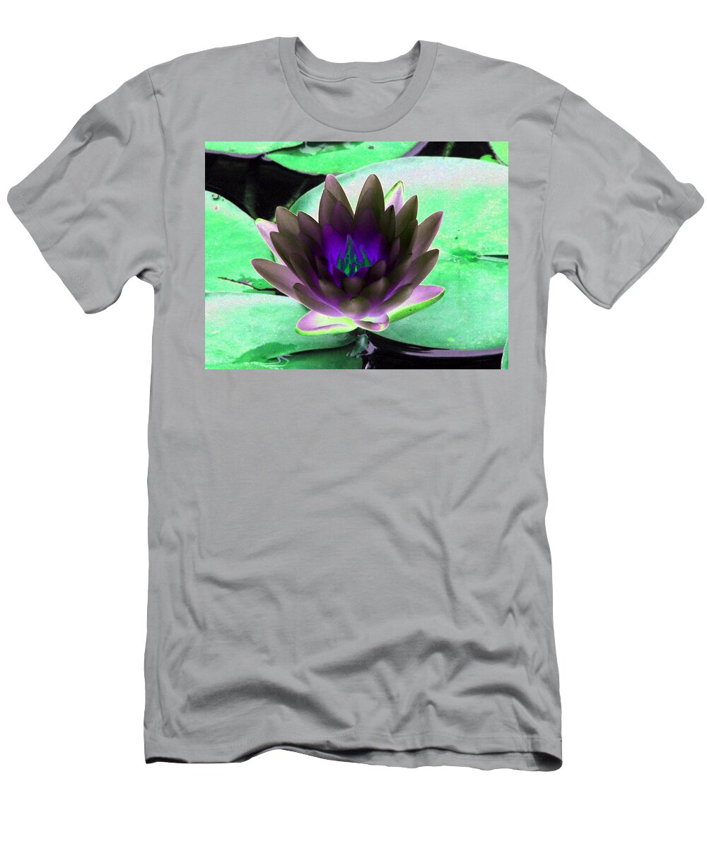 Water Lilies T-Shirt featuring the photograph The Water Lilies Collection - PhotoPower 1116 by Pamela Critchlow
