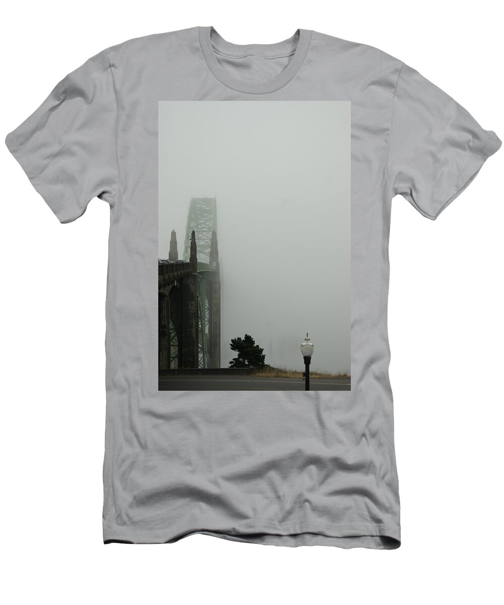 Fog T-Shirt featuring the photograph Through the Fog by Beth Collins
