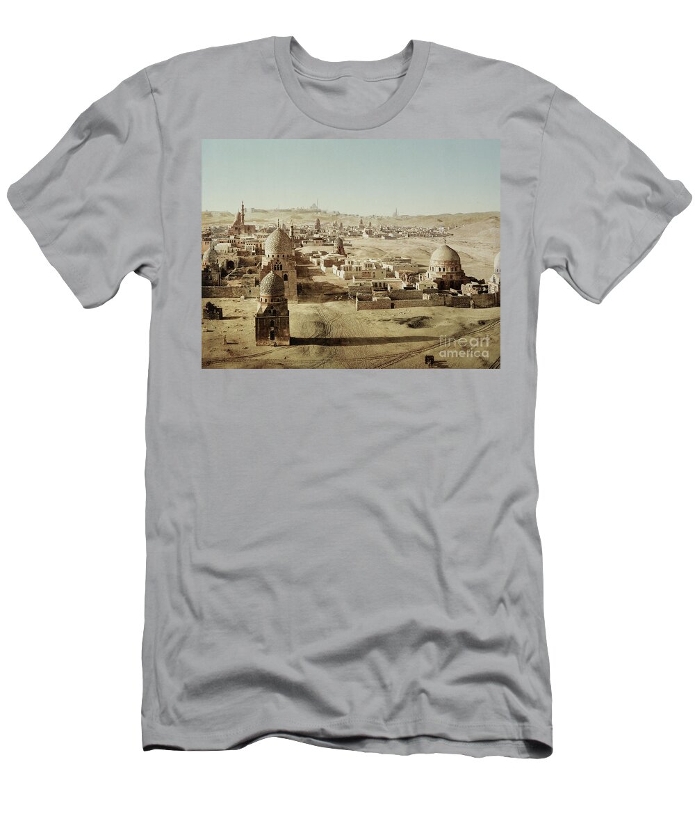 Tombs T-Shirt featuring the photograph Tombs Of The Mamelukes, Cairo, Egypt by Getty Research Institute