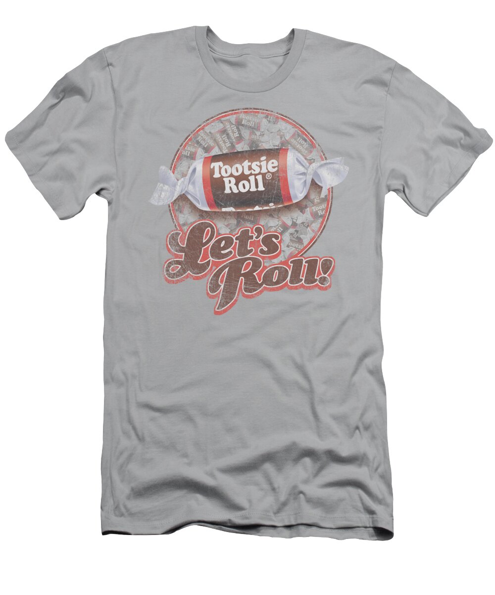 Tootsie Roll T-Shirt featuring the digital art Tootsie Roll - Let's Roll! by Brand A