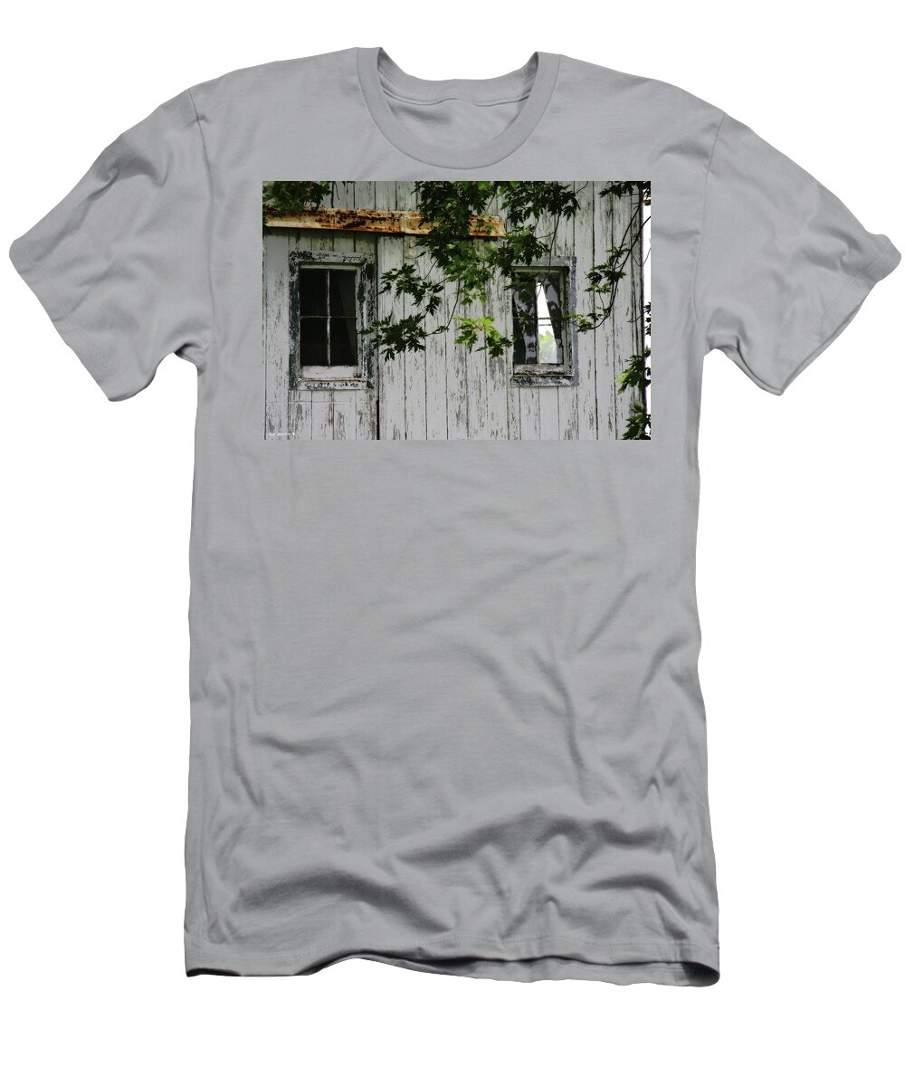 Touch Of Gray T-Shirt featuring the photograph Touch Of Gray by Edward Smith