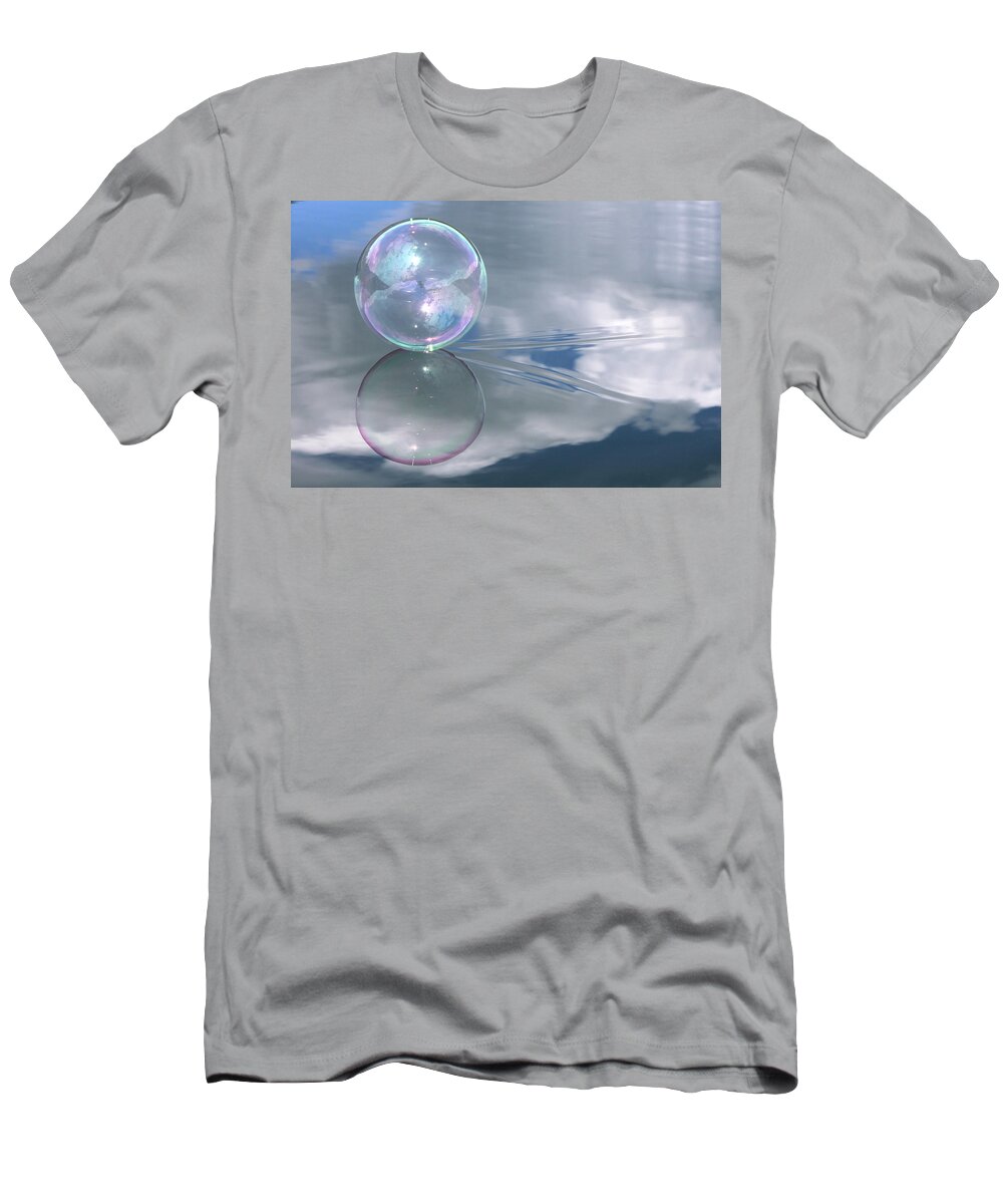 Bubble T-Shirt featuring the photograph Touching The Clouds by Cathie Douglas