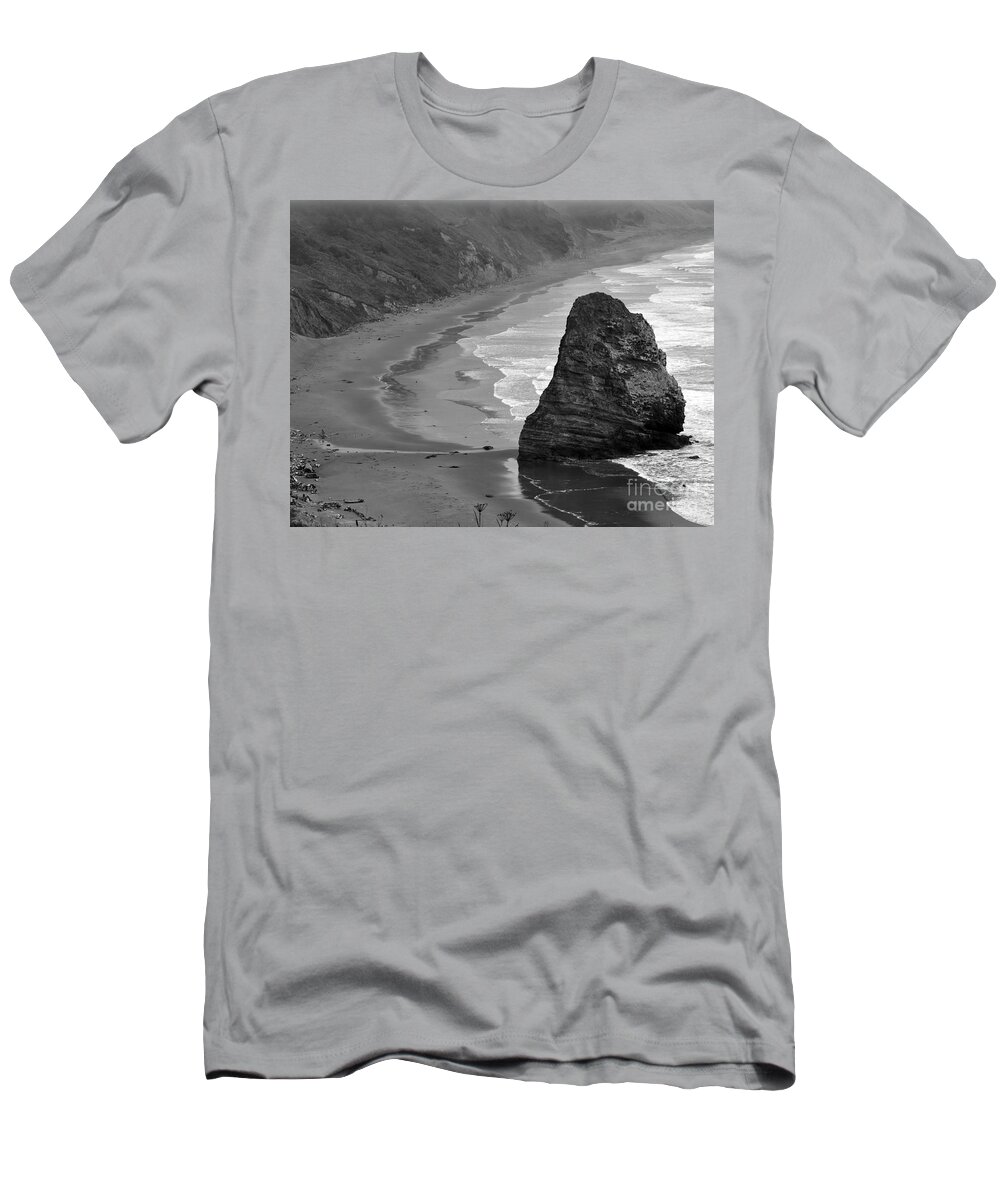 Beach-photographs T-Shirt featuring the photograph The Rock #1 by Kirt Tisdale