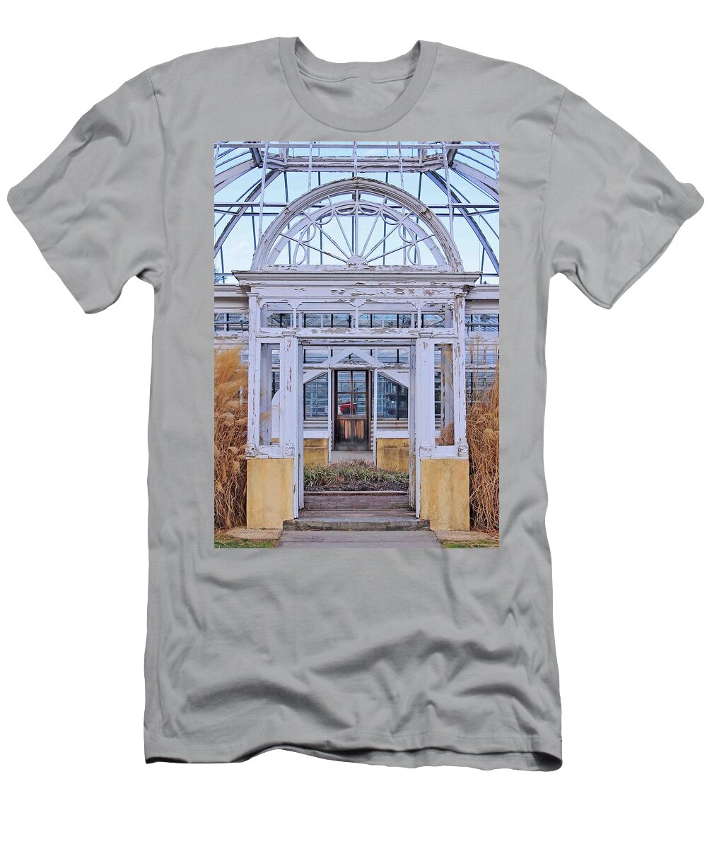 Karen Silvestri T-Shirt featuring the photograph Triple Doorways by Karen Silvestri