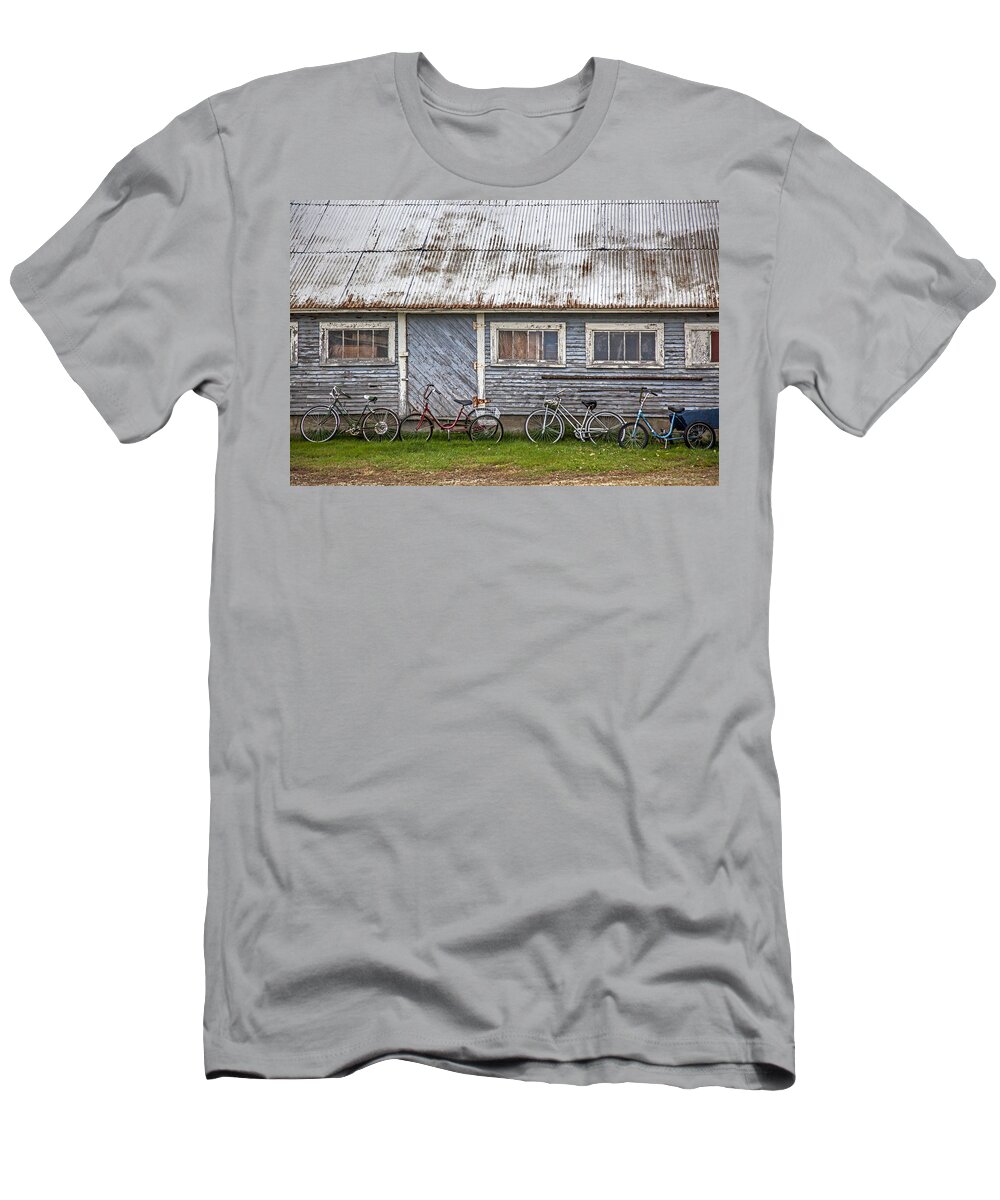 Charles T-Shirt featuring the photograph Vermont Bicycles by Charles Harden
