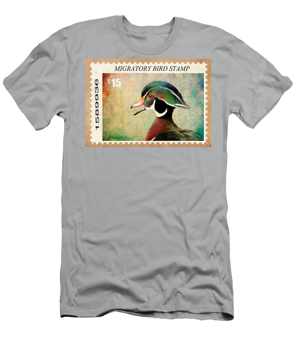Drakes T-Shirt featuring the photograph Waterfoul Stamp by Steve McKinzie