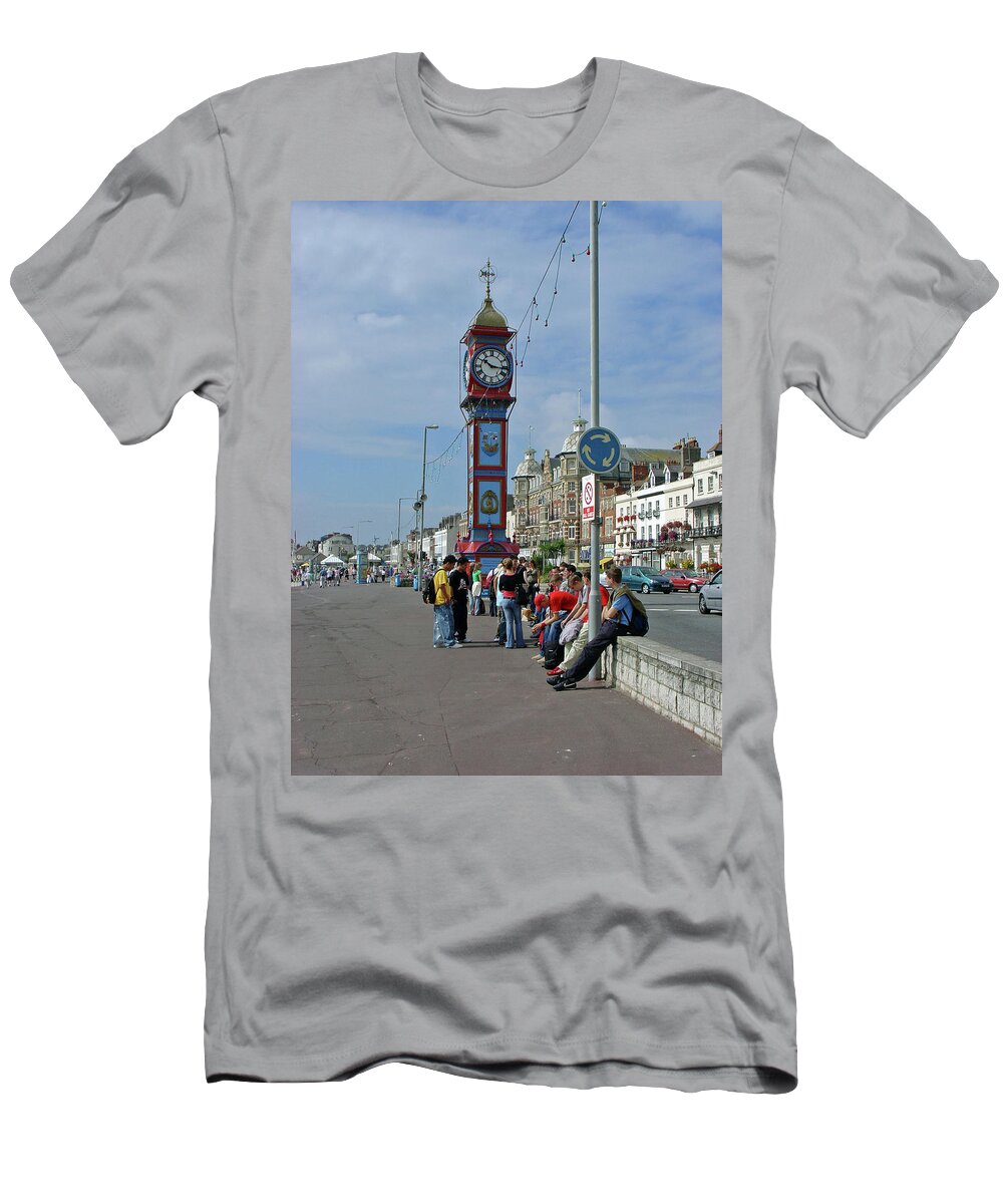 Weymouth T-Shirt featuring the photograph Weymouth Esplanade by Rod Johnson
