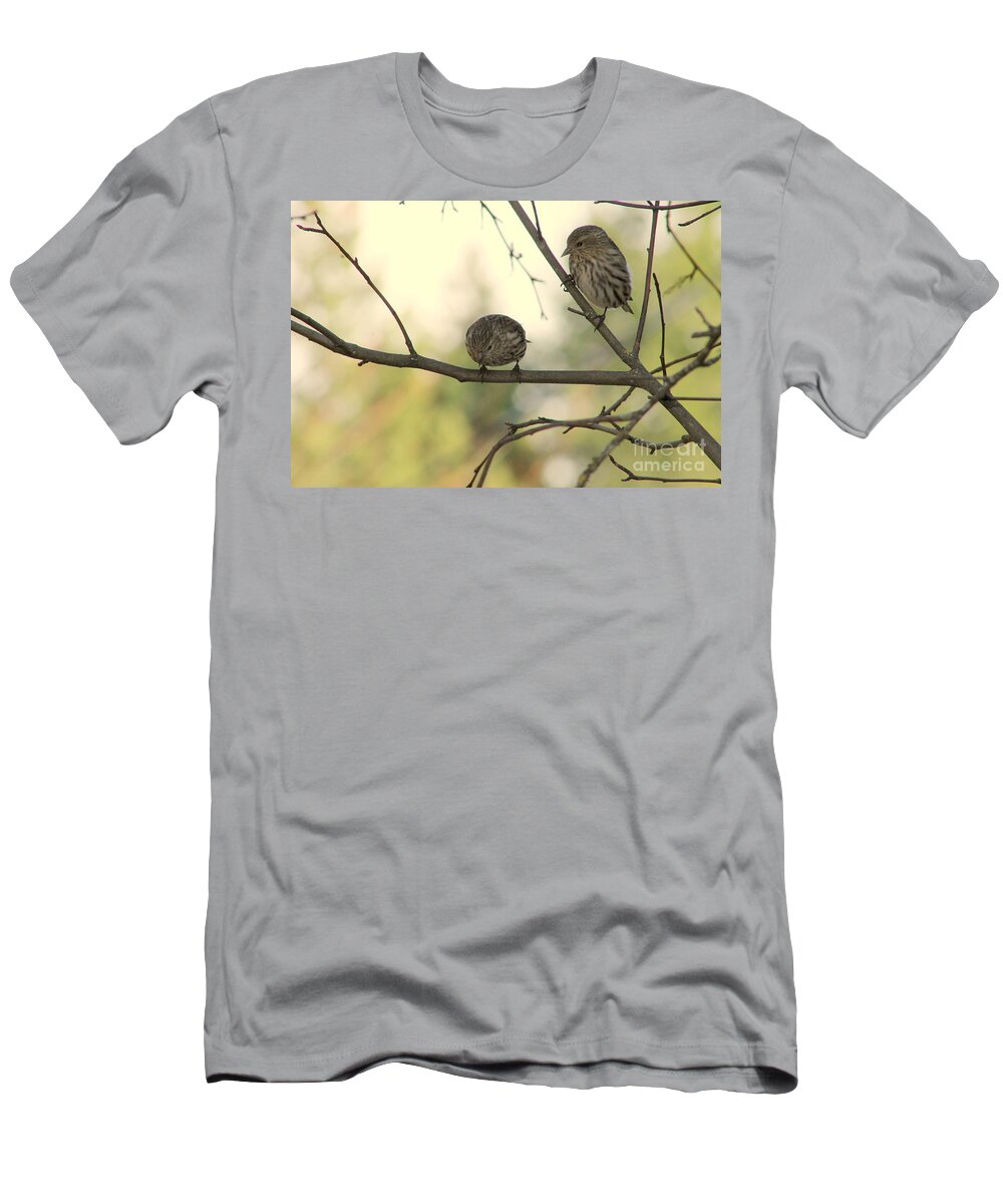 Pine T-Shirt featuring the photograph Whats Down There by Leone Lund