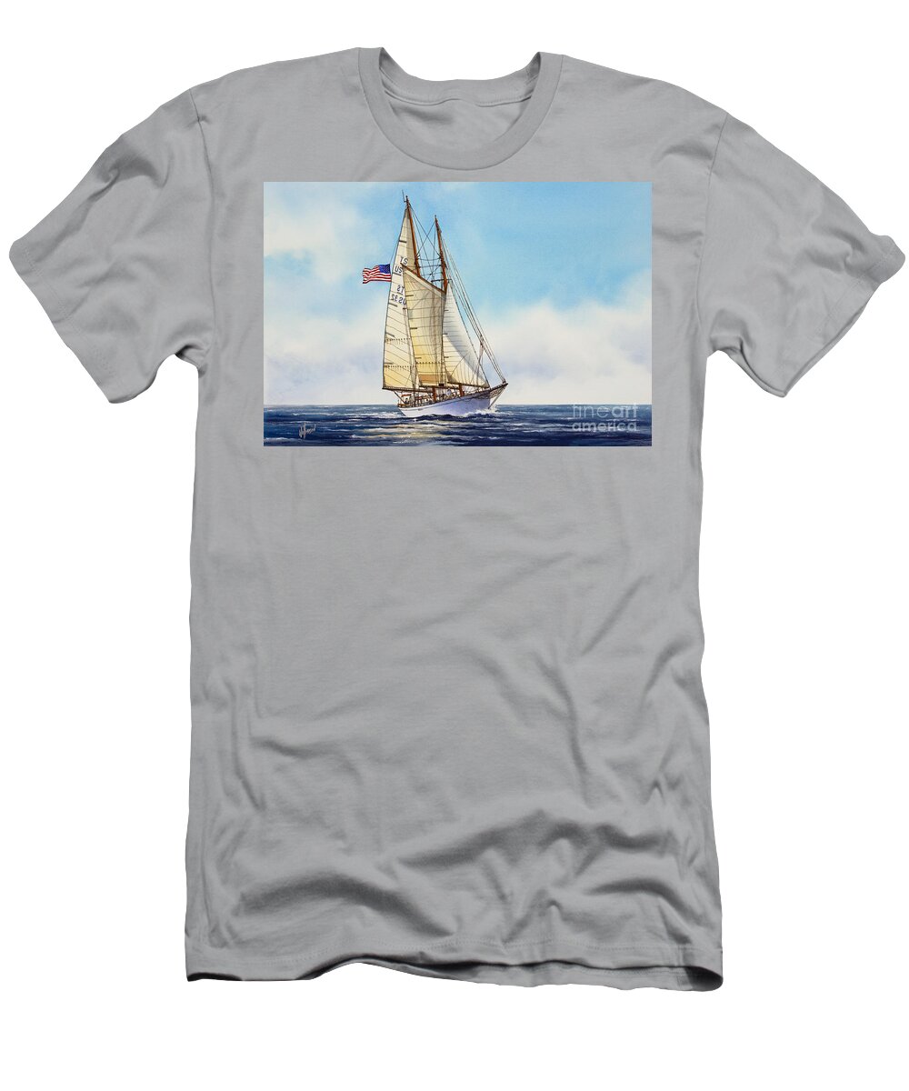 When And If T-Shirt featuring the painting When and If by James Williamson