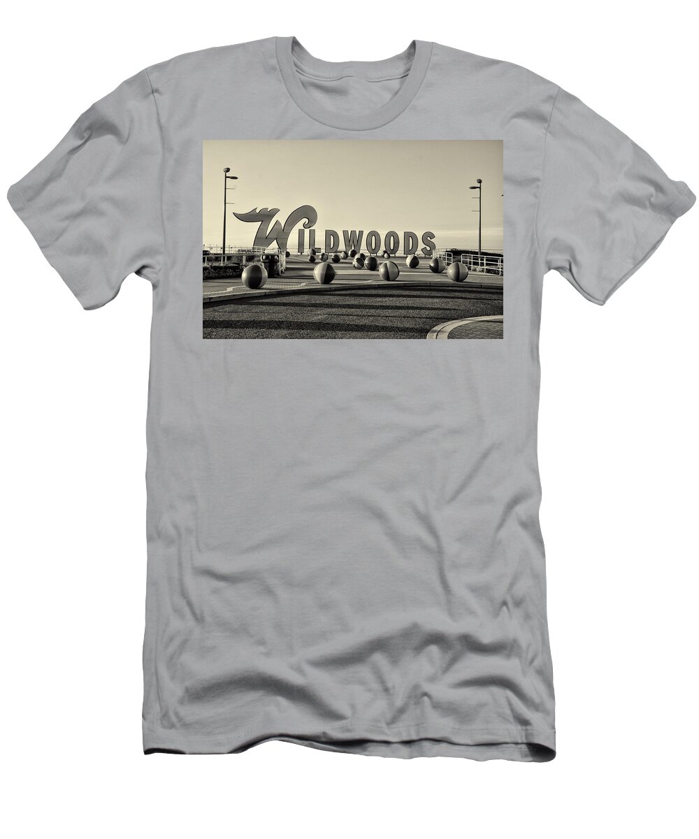 Wildwoods In Sepia T-Shirt featuring the photograph Wildwoods in Sepia by Bill Cannon
