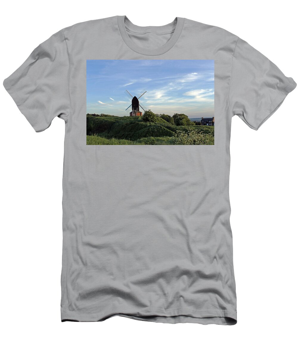 Brill Windmill T-Shirt featuring the photograph Windmill on Brill Common by Tony Murtagh