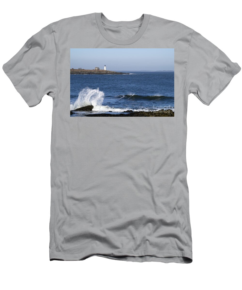Wood Island Light T-Shirt featuring the photograph Wood Island Light by Patrick Fennell