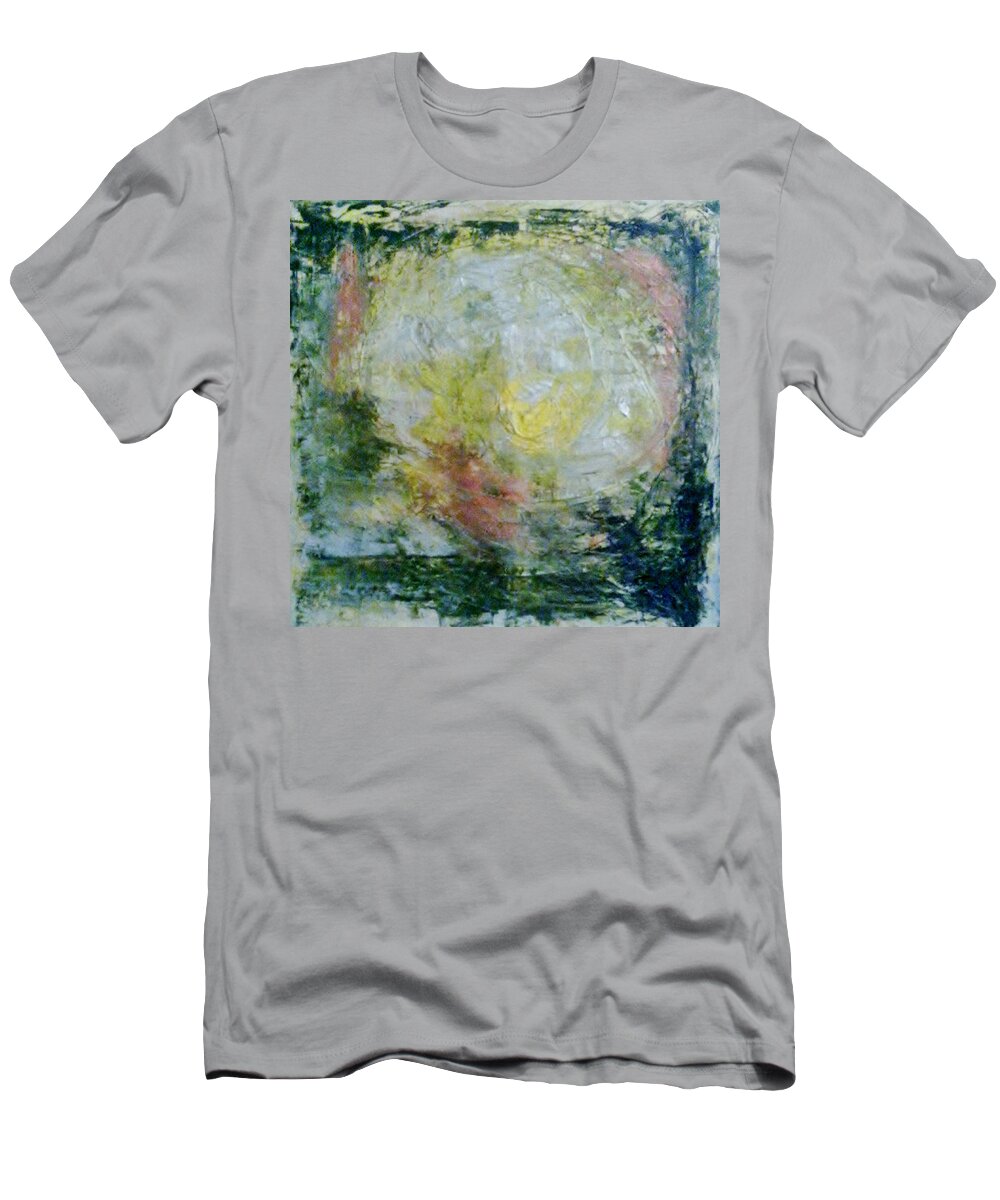 Abstract Painting T-Shirt featuring the painting Y - liesii by KUNST MIT HERZ Art with heart