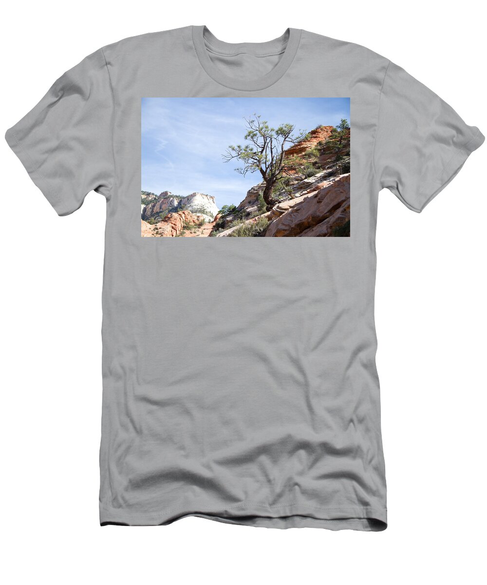 Tree T-Shirt featuring the photograph Zion National Park 1 by Natalie Rotman Cote