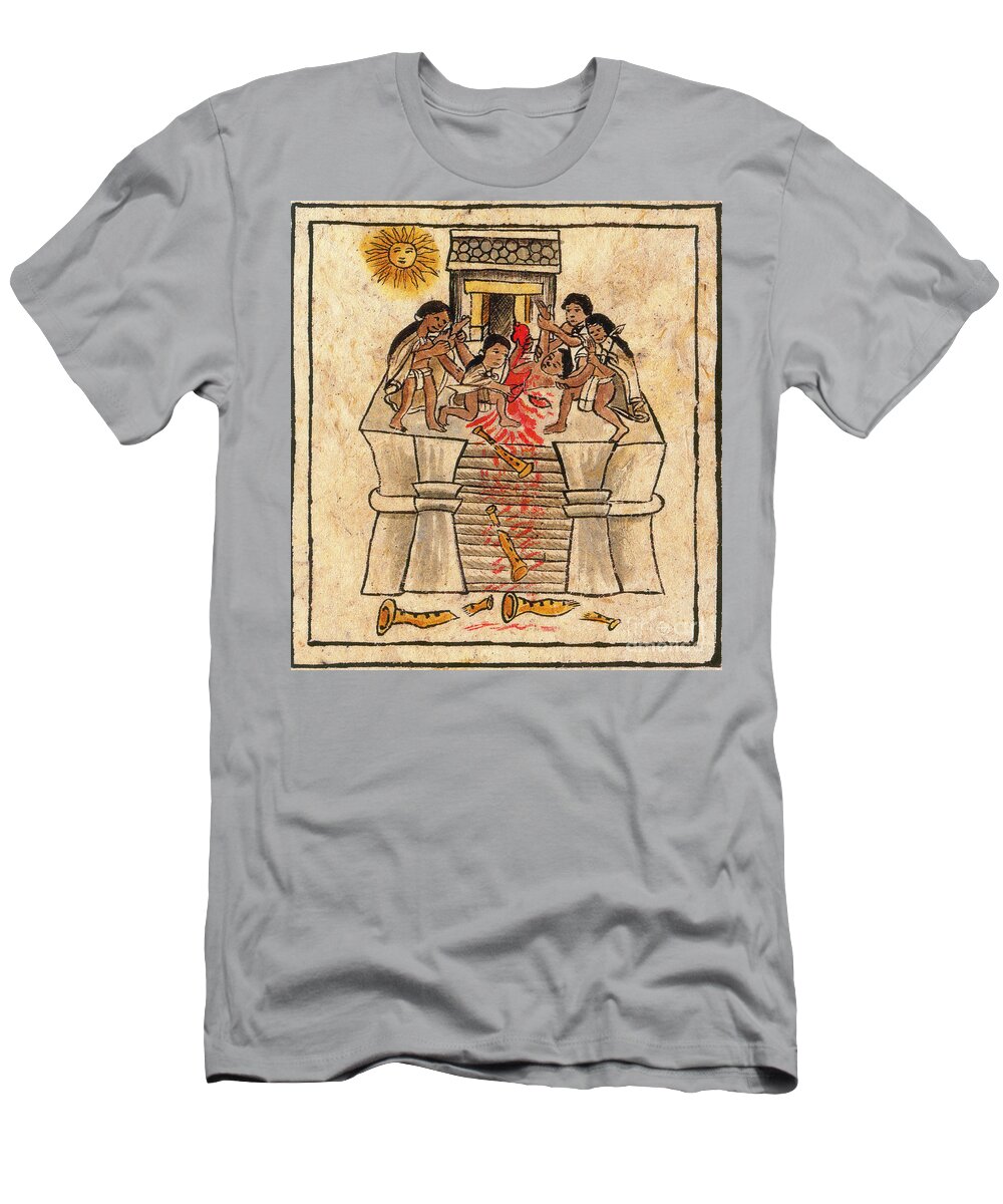 Aztec Human Sacrifice Codex T-Shirt by Photo Researchers | Fine Art America