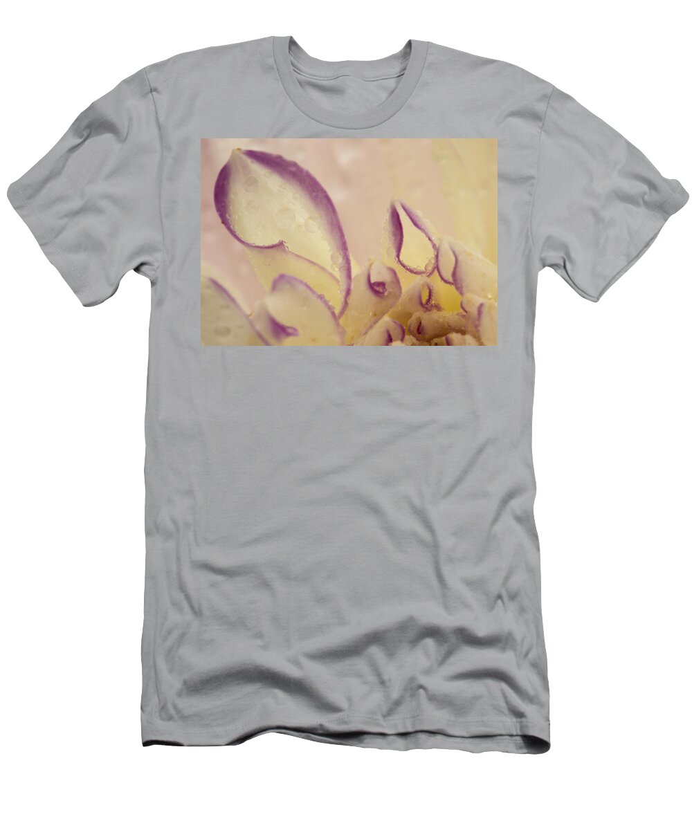 Dahlia T-Shirt featuring the photograph Dahlia Close up #1 by Jean Noren